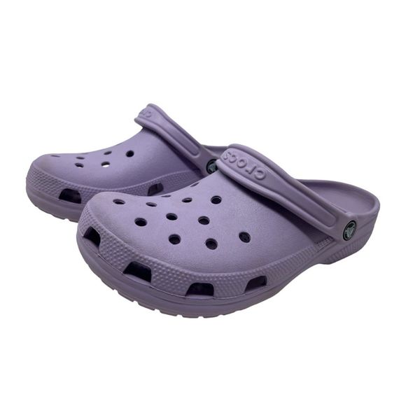 CROCS Shoes - Crocs purple Classic Clogs M 7 W 9 Unisex heel slip on sandal shoes